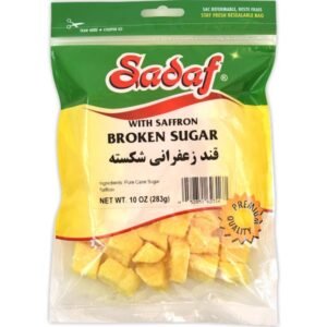 Sadaf Broken Sugar | with Saffron - 10 oz.